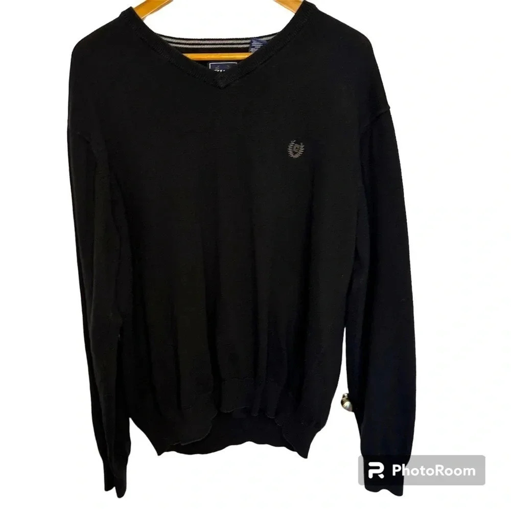 Chaps Sweater Mens Cotton Cashmere Blend Long Sleeve Crewneck Pullover Size XL